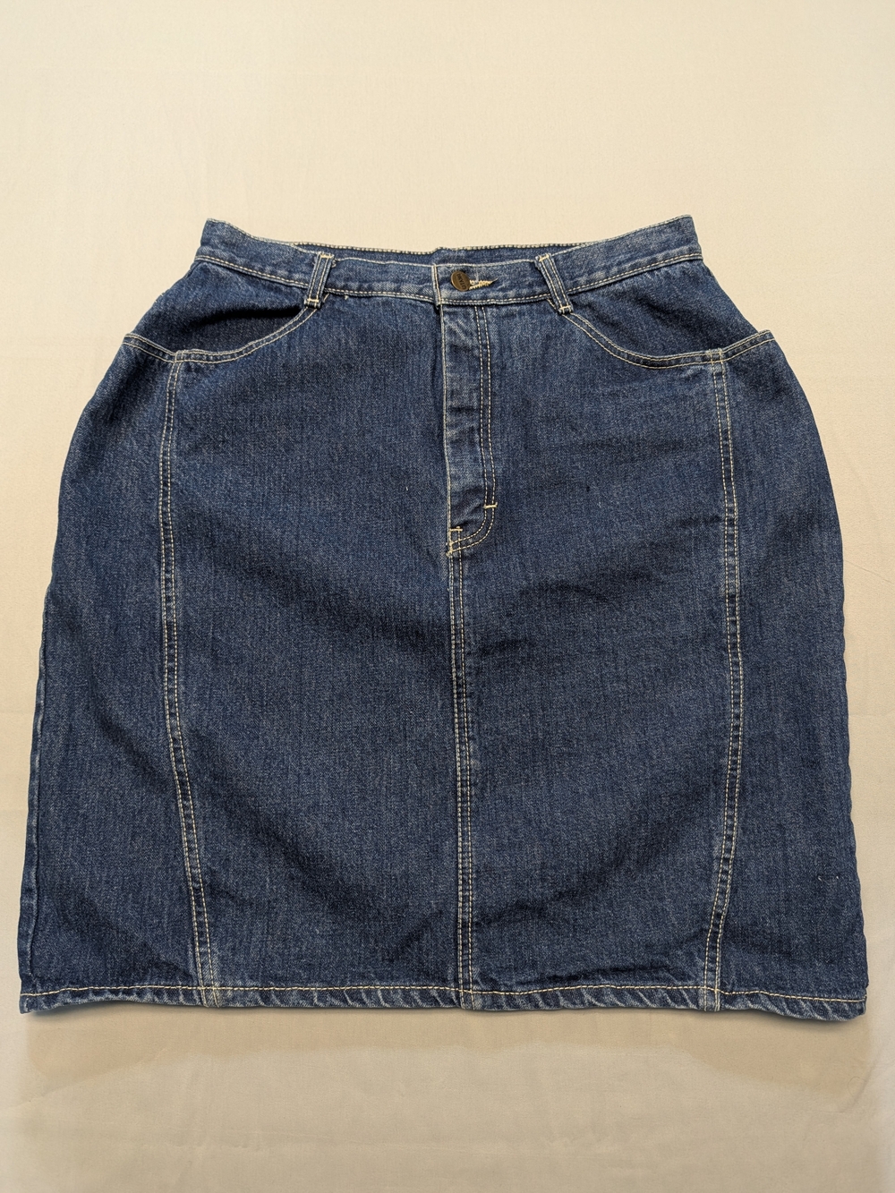 Vintage Gitano Denim Jean Dark Wash Skirt Size 18 Runs Small See Measurements